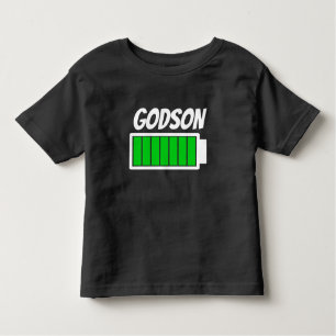 Godson High Battery Power Energy Humor Kinder Shirts