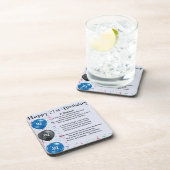 Godson Poem - 21ste verjaardag Bier Onderzetter (Rechterzijde)