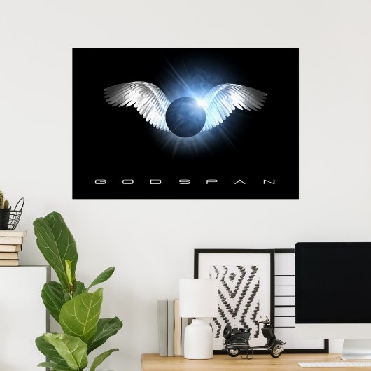 Godspan Poster (Thuiskantoor)