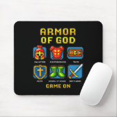 Godspanzer Pixel Faith Christelijk Videospel Game Muismat (Met muis)