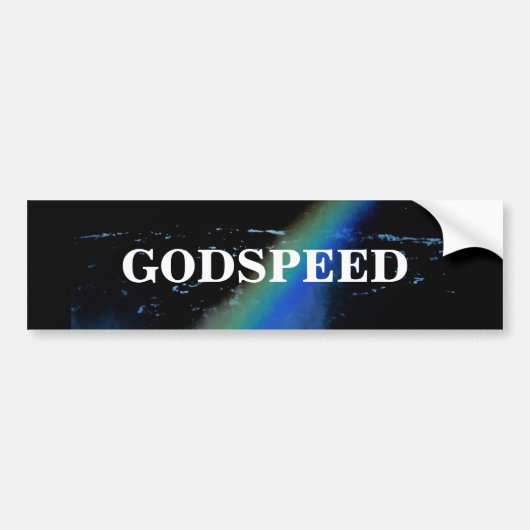 GODSPEED BUMPERSTICKER (Voorkant)
