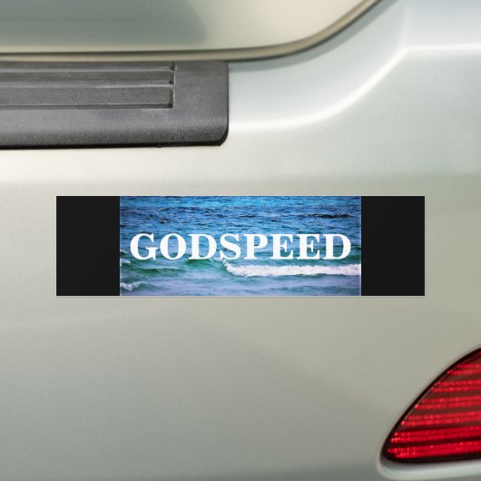 GODSPEED BUMPERSTICKER (Op auto)