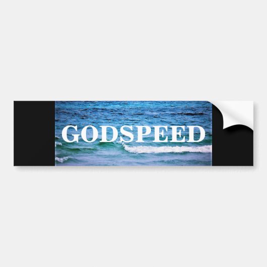 GODSPEED BUMPERSTICKER (Voorkant)
