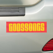 Godssems Bumpersticker (Op auto)