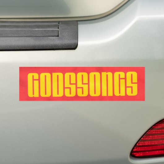 Godssems Bumpersticker (Op auto)