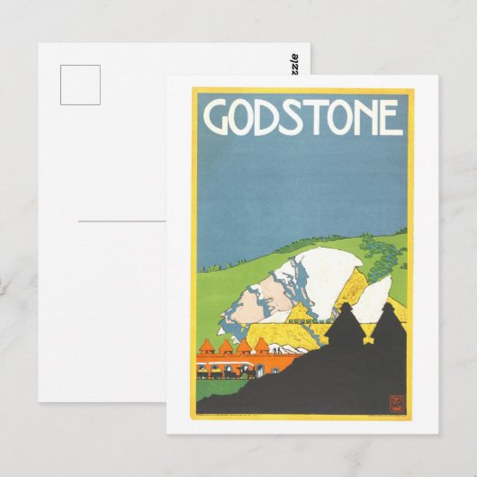  Godstone, Engeland, Reisposter Briefkaart (Voorkant / Achterkant)
