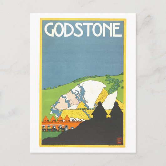  Godstone, Engeland, Reisposter Briefkaart (Voorkant)
