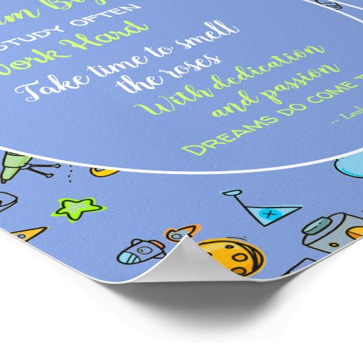 Godszoon Motiverend Aanmoedigingscadeau Personalis Poster (Hoek)