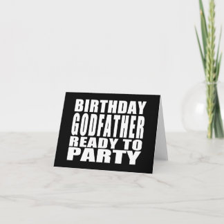 Godvaders: Birthday Godfather Klaar voor feestje Kaart