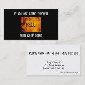 godverdomme - kerk bc visitekaartje (Voorkant / Achterkant)