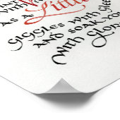 Godvreugde, 20 x 12,5 inch, afdrukken poster (Hoek)