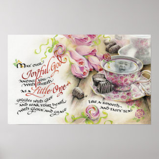 Godvreugde, 20 x 12,5 inch, afdrukken poster