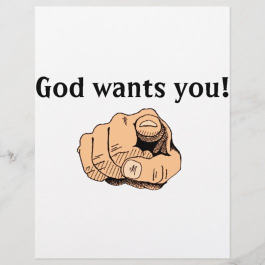 Godwantsyou Flyer (Voorkant)