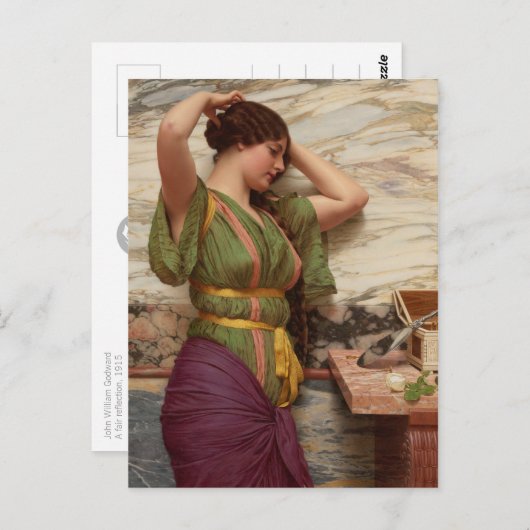 Godward A fair reflection CC0626 Briefkaart (Voorkant / Achterkant)