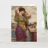 Godward A fair reflection CC0630 Art Wenskaart Kaart (Voorkant)