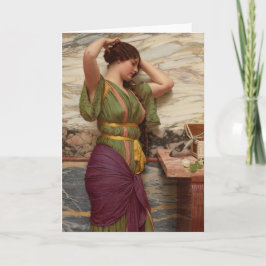 Godward A fair reflection CC0630 Art Wenskaart Kaart