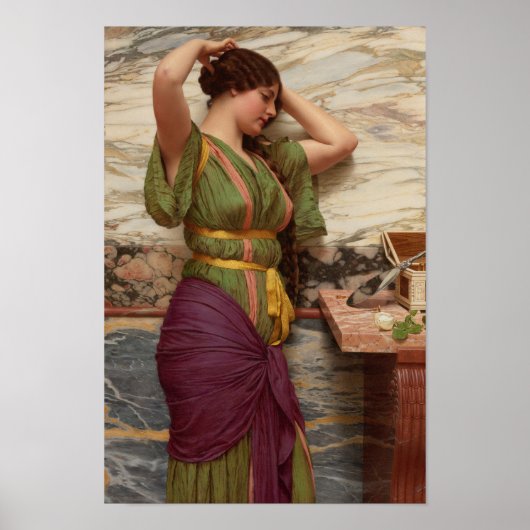 Godward A fair reflection CC0632 Cardstock Poster (Voorkant)