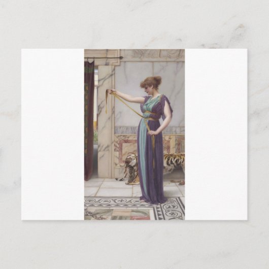 Godward - A Pompeiian Lady Briefkaart (Voorkant)
