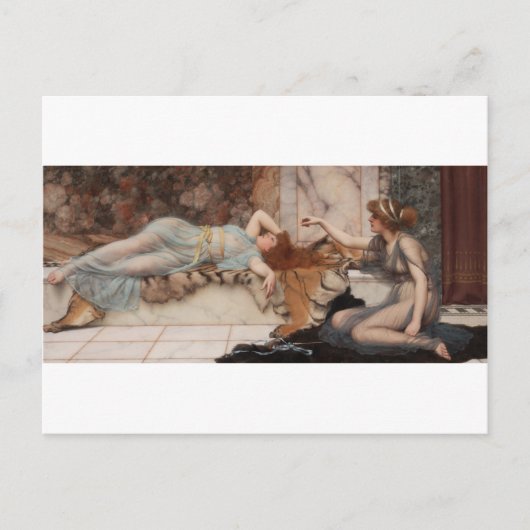 Godward - Mischief and Repose Briefkaart (Voorkant)