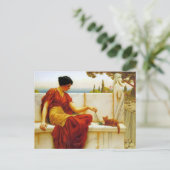 Godward plaagt briefkaart (Staand voorkant)