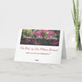 Godward plaagt kaart (Achterkant)