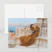 Godward priesteres van Bacchus Schilderen Briefkaart (Voorkant / Achterkant)