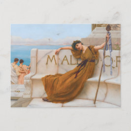 Godward priesteres van Bacchus Schilderen Briefkaart