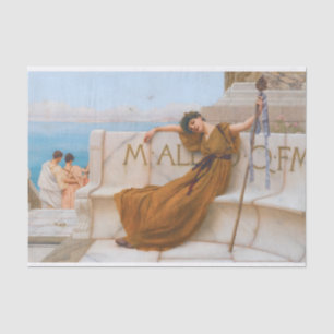 Godward priesteres van Bacchus Schilderen Tissuepapier