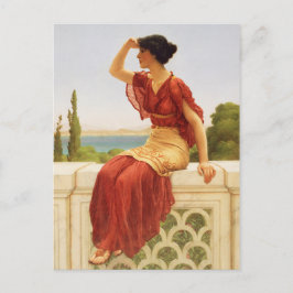 Godward the Signal Beauful Woman Portret Art Briefkaart