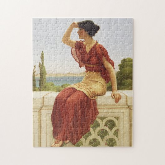 Godward the Signal Beauful Woman Portret Art Legpuzzel (Verticaal)