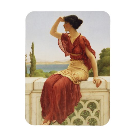 Godward the Signal Beauful Woman Portret Art Magneet (Verticaal)