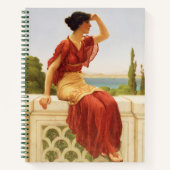 Godward the Signal Beauful Woman Portret Art Notitieboek (Voorkant)