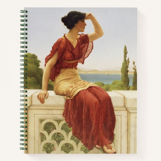 Godward the Signal Beauful Woman Portret Art Notitieboek (Voorkant)