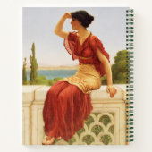 Godward the Signal Beauful Woman Portret Art Notitieboek (Achterkant)