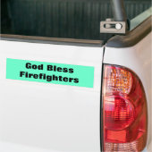 godweerloze brandweerlieden bumpersticker (Op Truck)