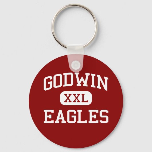 Godwin - Eagles - High School - Richmond Virginia Sleutelhanger (Voorkant)