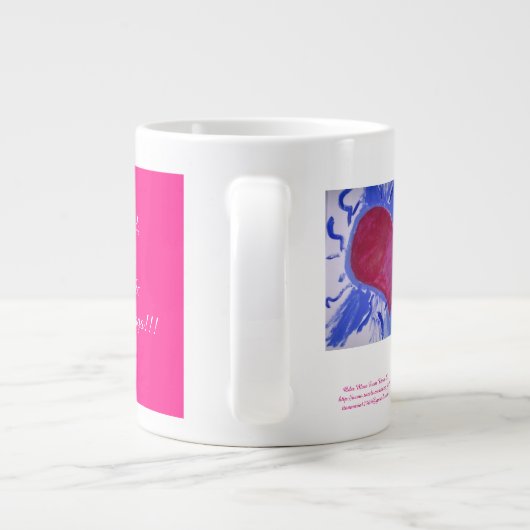 Godzijdank 4 Alles Mok!~ 20 Oz Grote keramiek Grote Koffiekop (Achterkant)