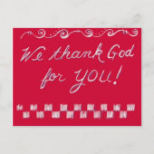 Godzijdank 4 U Briefkaart (Voorkant)