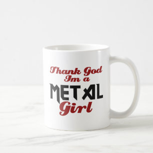Godzijdank ben ik een Metal girl Koffiemok