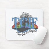 Godzijdank ben ik vergeven TGIF Muismat (Met muis)