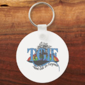 Godzijdank ben ik vergeven TGIF Sleutelhanger (Voorkant)