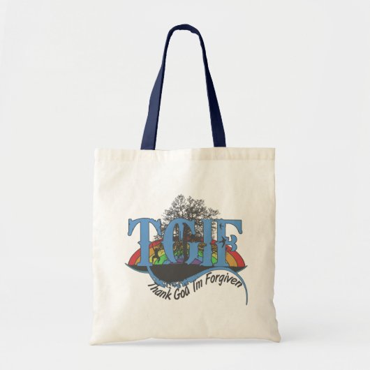 Godzijdank ben ik vergeven TGIF Tote Bag (Voorkant)