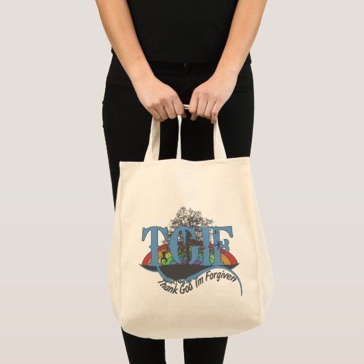 Godzijdank ben ik vergeven TGIF Tote Bag (Voorkant (product))