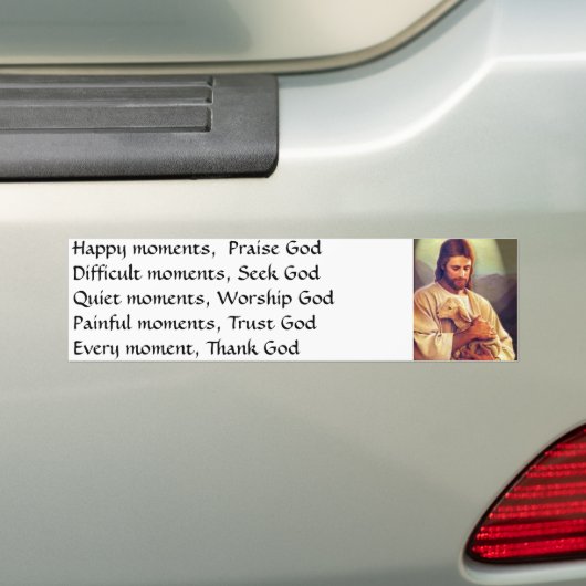 Godzijdank Bumpersticker (Op auto)