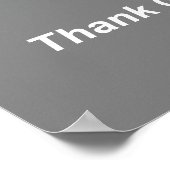 Godzijdank Coffee Bluish White en Mauve Poster (Hoek)