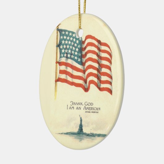 Godzijdank in een Amerikaans Ornament (Links)