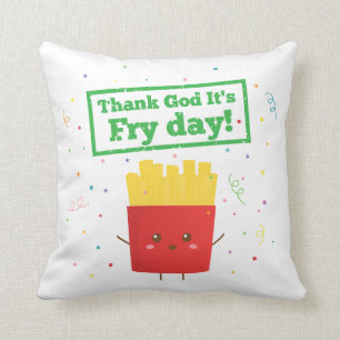 Godzijdank is het Frietdag! met Malle Franse Friet Kussen