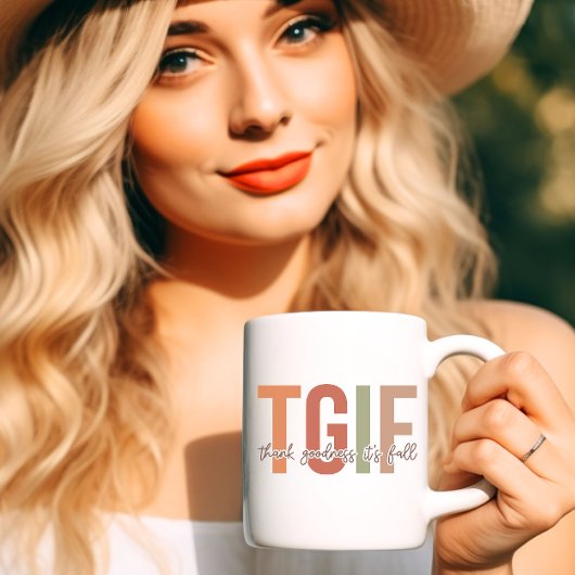 Godzijdank is het herfst koffiemok