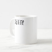 Godzijdank is het vrijdag koffiemok (Voorkant links)