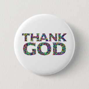 Godzijdank Ronde Button 5,7 Cm